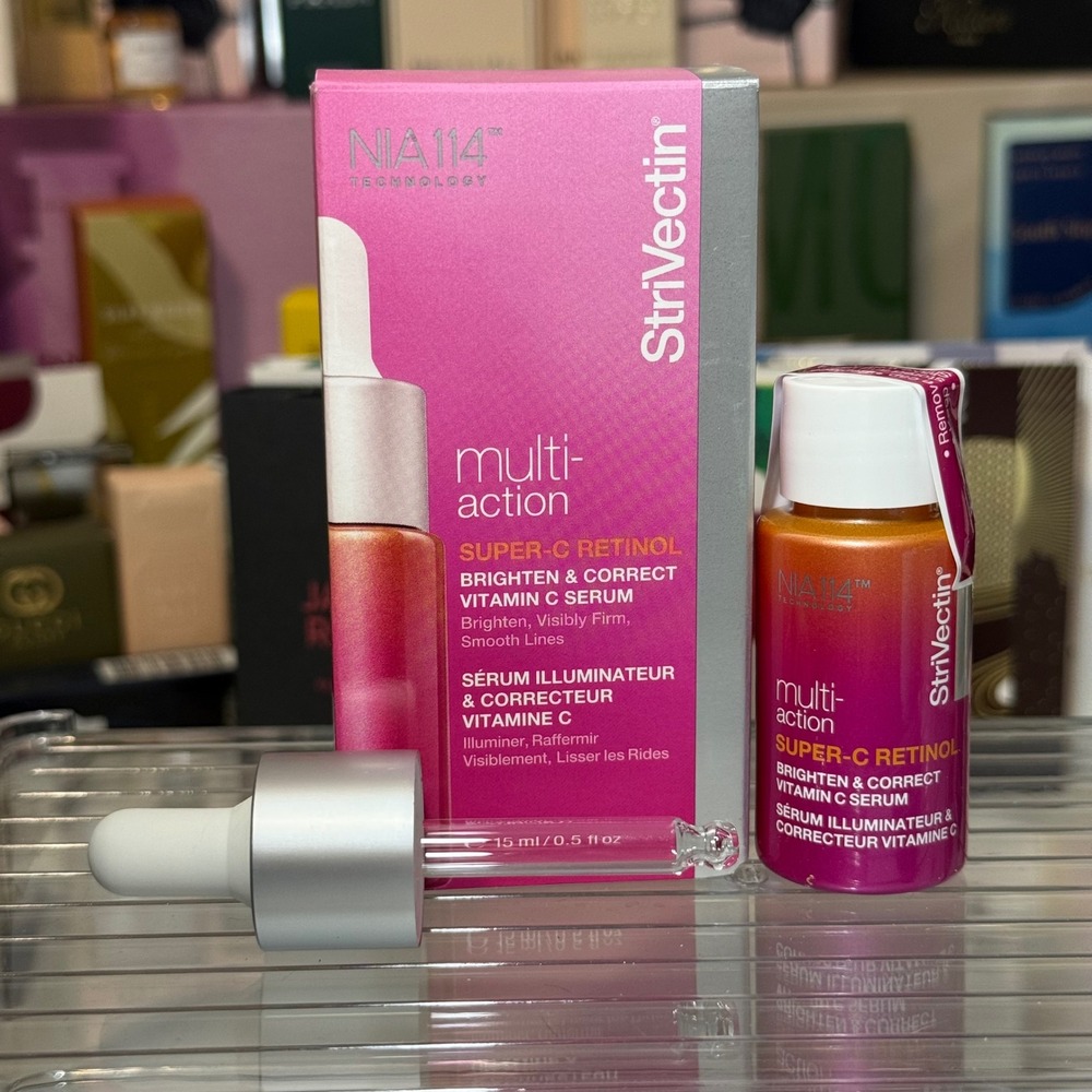 StriVectin • Multi-Action Super-C Retinol Brighten & Correct Serum • 0.5oz • New